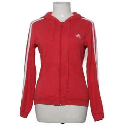 Sweat à capuche (Rouge, Blanc) de Adidas Coton