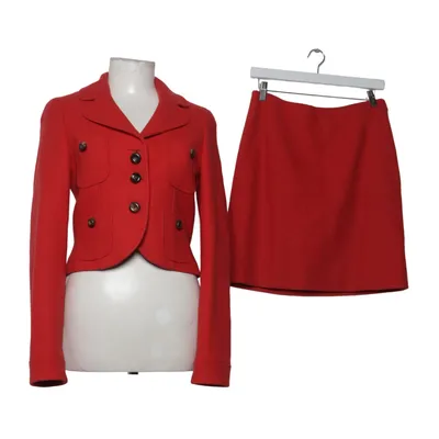 Tailleur jupe (Rouge) de Hugo Boss Cachemire, Cupro, Élasthane, Laine