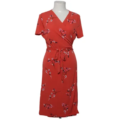 Wrap dress (Red, Multicolored) from Mango Elastane, Polyester