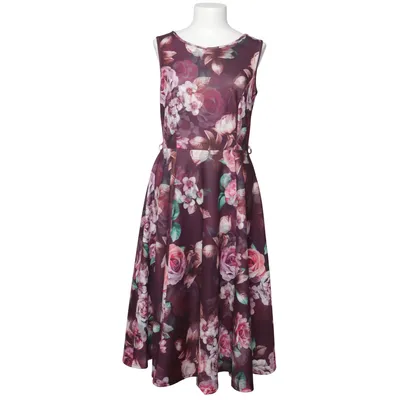 Klänning (Lila, Rosa, Grön, Vit, Röd) från Lady Vintage Elastan, Polyester