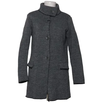 Coat (Black, Gray) from Anna Justper Acrylic, Alpaca wool, Viscose