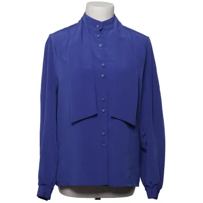 Knytblus (Blå) från Lucia Polyester