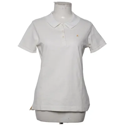 Polo (Blanc) de Mitch & Co Coton, Élasthane