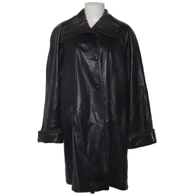 Leather coat (Black) from Mode Classics
