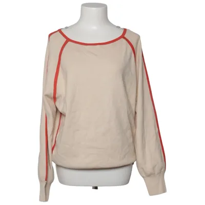 Sweater (Beige, Red) from D'auvry Polyester, Viscose