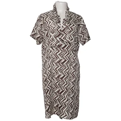 Kjole (Brun, Hvid) fra Marni at H&M Silke