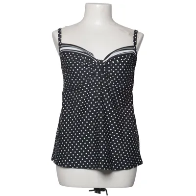 Tankini (Sort, Hvid) fra Lascana Elastan, Polyamid