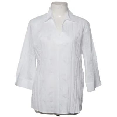Blouse (Wit) van Erfo Katoen, Polyester