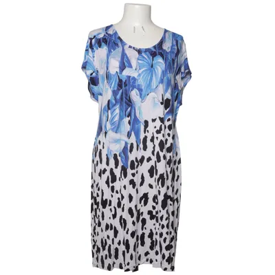 Jurk (Blauw, Wit, Zwart) van Feraud Elastaan, Viscose