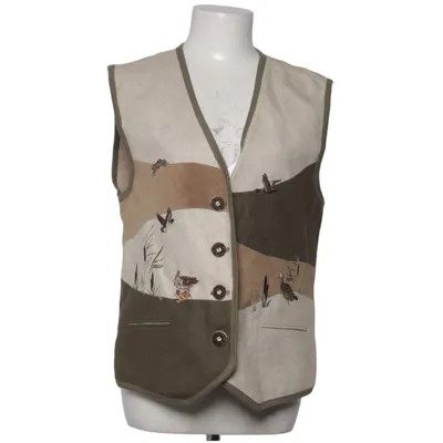 Outer vest (Beige, Green, Brown) from Mode aus Salzburg Cotton, Polyester