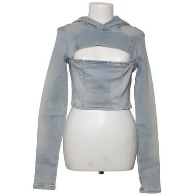 Denimjakke (Blå) fra Bershka Bomuld, Elastan, Polyester