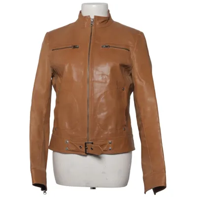Leather jacket (Brown) from Blendshe Leather, Polyester