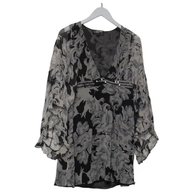 Dress (Black, White) from Jenny Packham Polyester, Silk