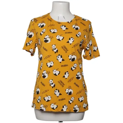 T-shirt (Gul, Sort, Hvid) fra Jennyfer Bomuld