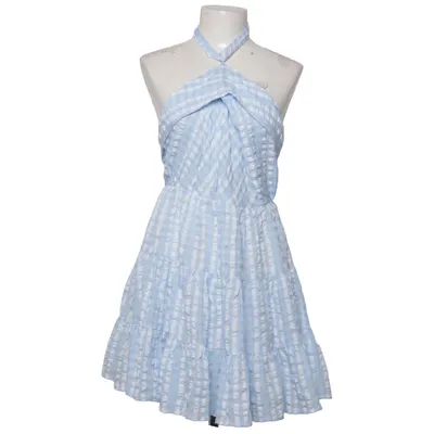 Dress (Blue, White) from Laurella Cotton