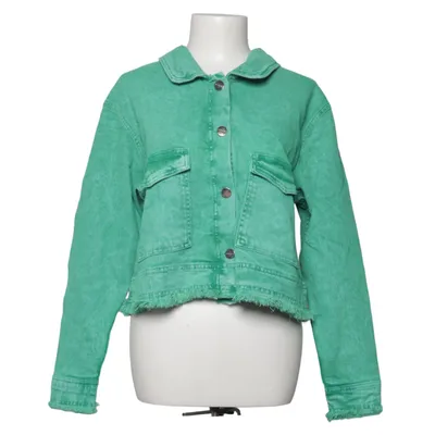 Denimjakke (Grøn) fra Rich & Royal Bomuld, Elastan, Polyester