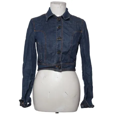 Veste en jean (Bleu) de Mango Jeans Coton, Élasthane