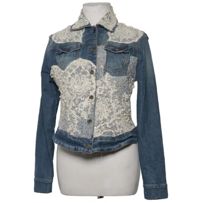 Denim jacket (Blue, White) from Antica Sartoria Cotton