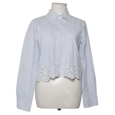 Skjorte (Blå, Hvid) fra Zara Bomuld, Polyester