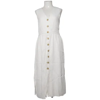 Jurk (Wit) van Massimo Dutti Viscose