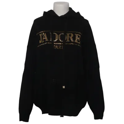 Hoodie (Black) from Moewy Polyester, Viscose