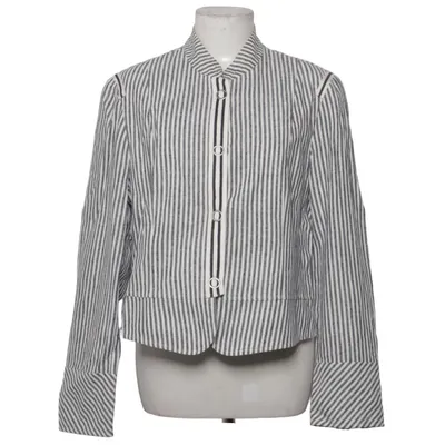 Blazer (Sort, Hvid) fra Witteveen Acetat, Bomuld, Linned