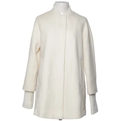 Coat (White) from Zara Trafaluc Polyester