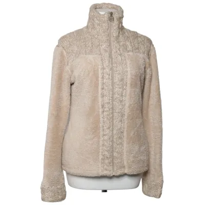 Fleece jacket (Beige) from Per Una Acrylic, Cotton, Polyamide, Polyester, Wool