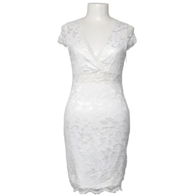 Dress (White) from Model Behaviour Elastane, Polyamide, Polyester
