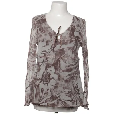 Bluse (Braun, Weiß) von Madeleine Seide