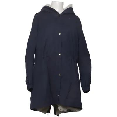 Parka (Blue, White) from Sonia Rykiel Fur, Wool