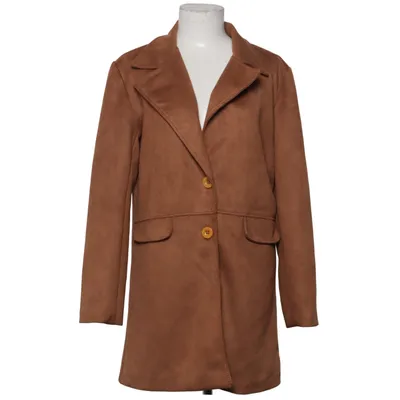 Coat (Brown) from New Collection Elastane, Polyester
