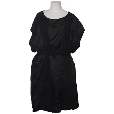 Robe (Noir) de Maison Martin Margiela by H&M Cupro, Élasthane, Polyamide, Viscose, Laine