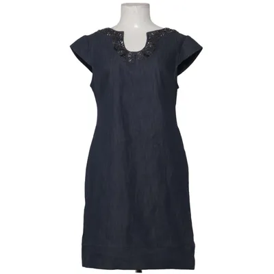 Robe (Bleu) de Sandra Darren Coton, Élasthane, Polyester