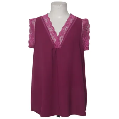 Top (Pink) from Florencia Elastane, Polyester, Viscose