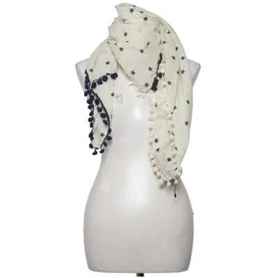Shawl (White, Blue) from Codello Cotton