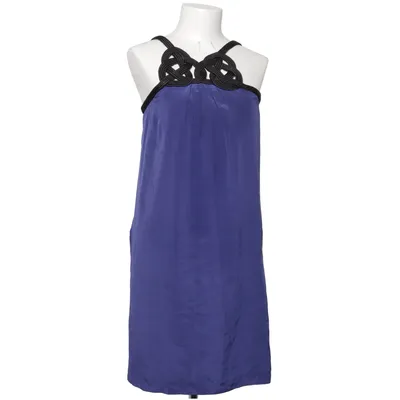Robe (Bleu, Noir) de Sinéquanone Acétate, Polyester, Soie