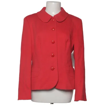 Blazer (Red) from Precis Petite Acetate, Cotton, Elastane, Viscose