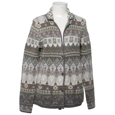 Cardigan (Grå, Flerfarvet) fra Madeleine Akryl, Kashmir, Bomuld, Metallfiber, Mohair, Polyamid, Viscose, Uld