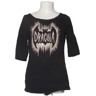 Langærmet t-shirt (Sort) fra Vixen by Micheline Pitt Bomuld