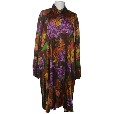 Shirt dress (Brown, Multicolored) from Robert Friedman Elastane, Viscose