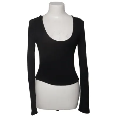 T-shirt à manches longues (Noir) de Brandy Melville Coton, Élasthane, Viscose