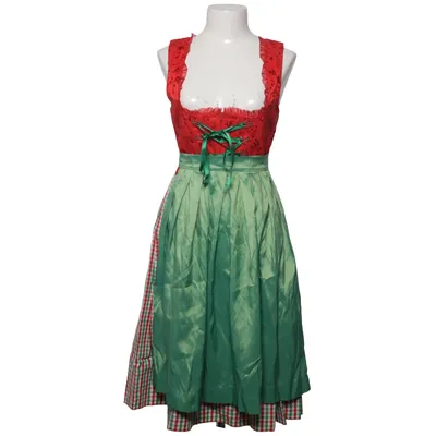 Dirndl (Röd, Grön, Flerfärgad) från Rose-Dirndl Bomull, Polyamid, Polyester