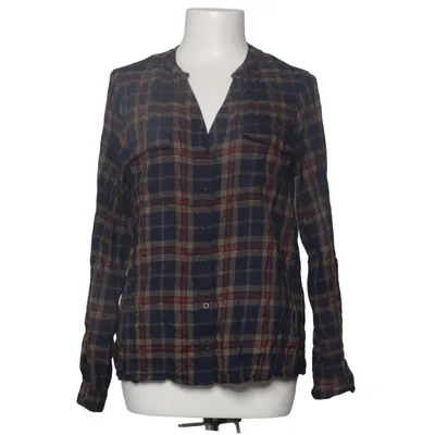 Flannel shirt (Blue, Red, Beige) from 123 Cotton, Metallic fiber, Viscose