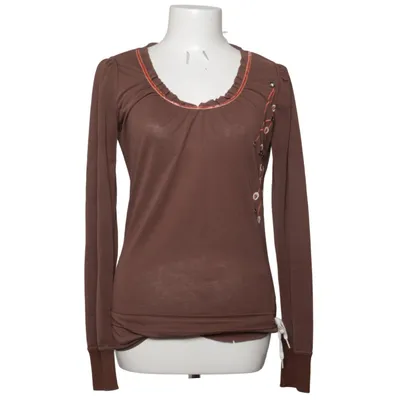 Long sleeve T-shirt (Brown) from Converse Modal, Polyester
