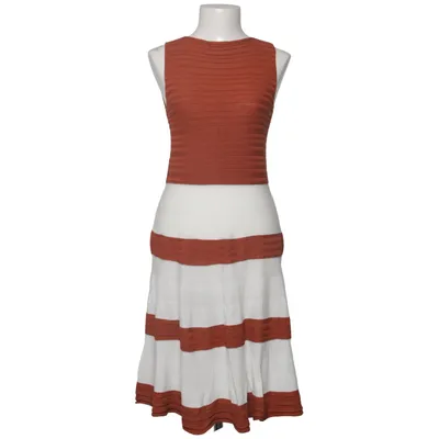 Robe (Marron, Blanc) de Maxwell Viscose