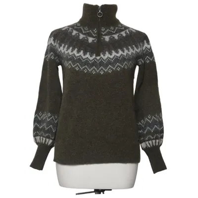Sweater (Green, Multicolored) from Urban Pioneers Alpaca wool, Elastane, Polyamide