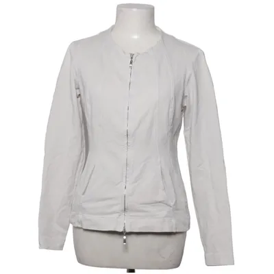 Jacke (Weiß) von European Culture Baumwolle, Elasthan, Leinen