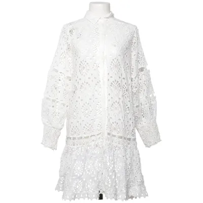 Robe (Blanc) de Miss June Coton, Polyester