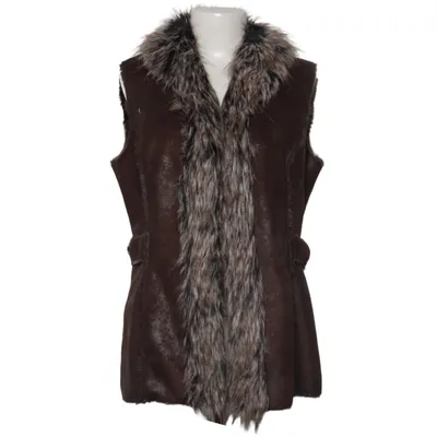 Ytterväst (Brun) från Concept K Akryl, Polyester